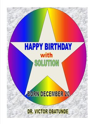 cover image of BORN DECEMBER 20